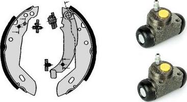 Brembo H 61 061 - Bremžu loku komplekts ps1.lv