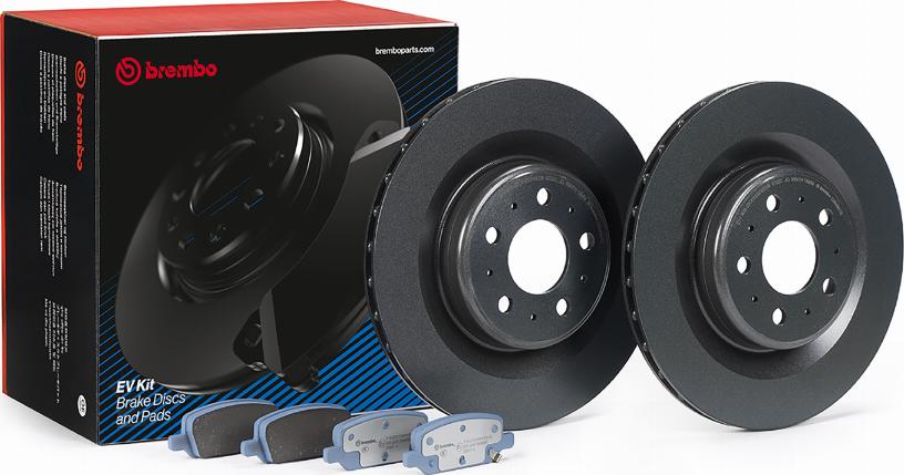 Brembo KT08004 - Bremžu komplekts, Disku bremzes ps1.lv