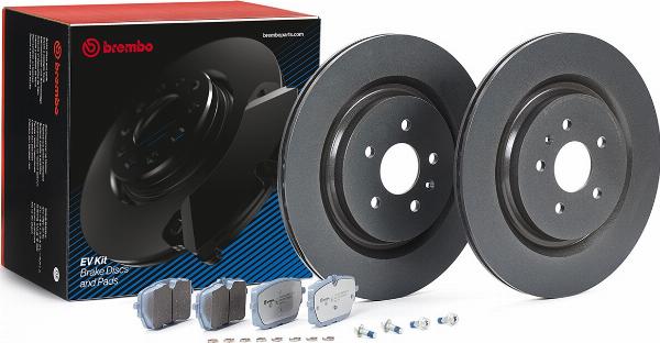 Brembo KT08008 - Bremžu komplekts, Disku bremzes ps1.lv