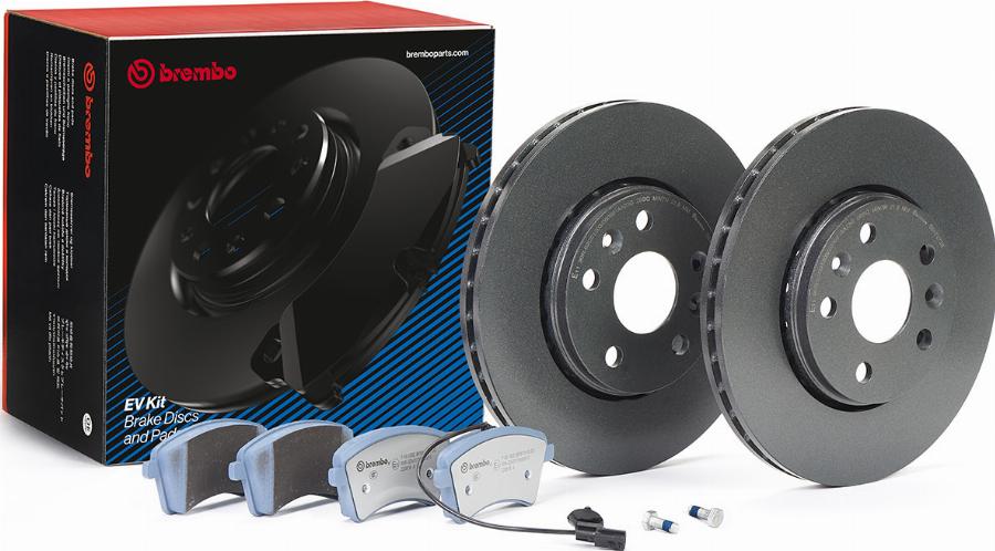 Brembo KT08034 - Bremžu komplekts, Disku bremzes ps1.lv