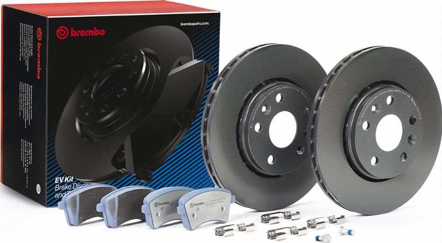 Brembo KT08033 - Bremžu komplekts, Disku bremzes ps1.lv