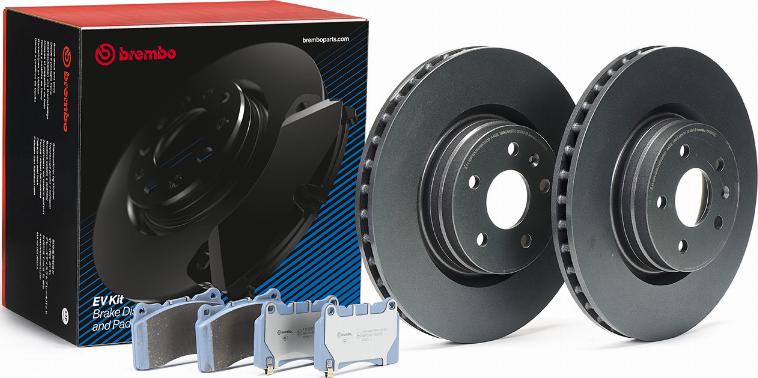 Brembo KT08021 - Bremžu komplekts, Disku bremzes ps1.lv