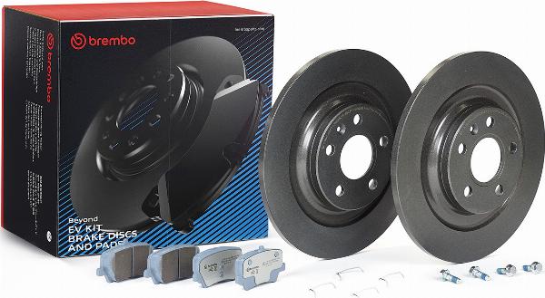 Brembo KT08076 - Bremžu komplekts, Disku bremzes ps1.lv
