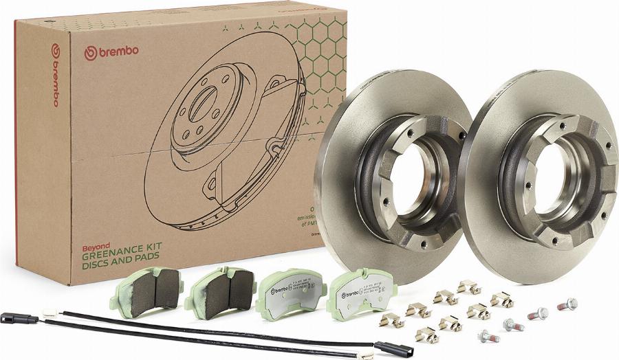 Brembo KT10014 - Bremžu komplekts, Disku bremzes ps1.lv