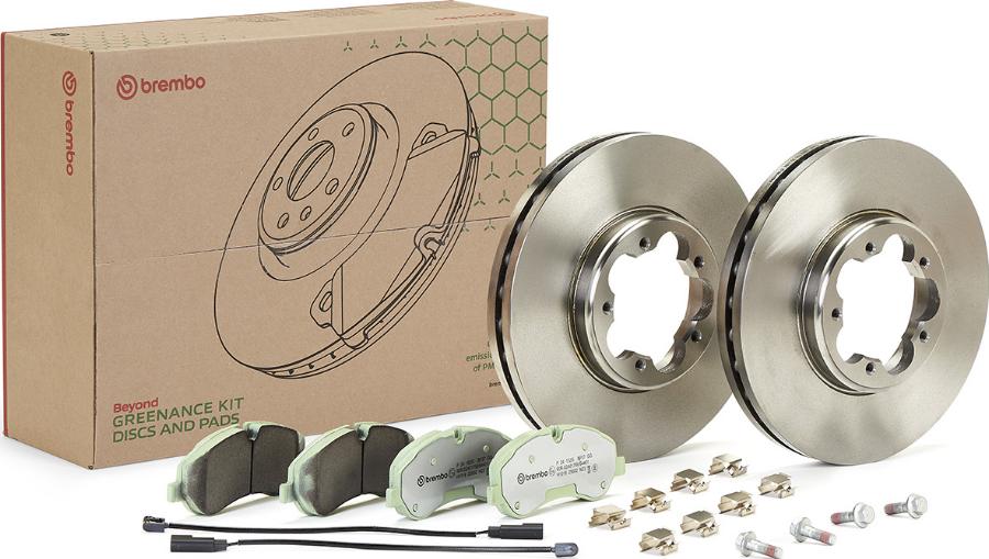 Brembo KT10010 - Bremžu komplekts, Disku bremzes ps1.lv