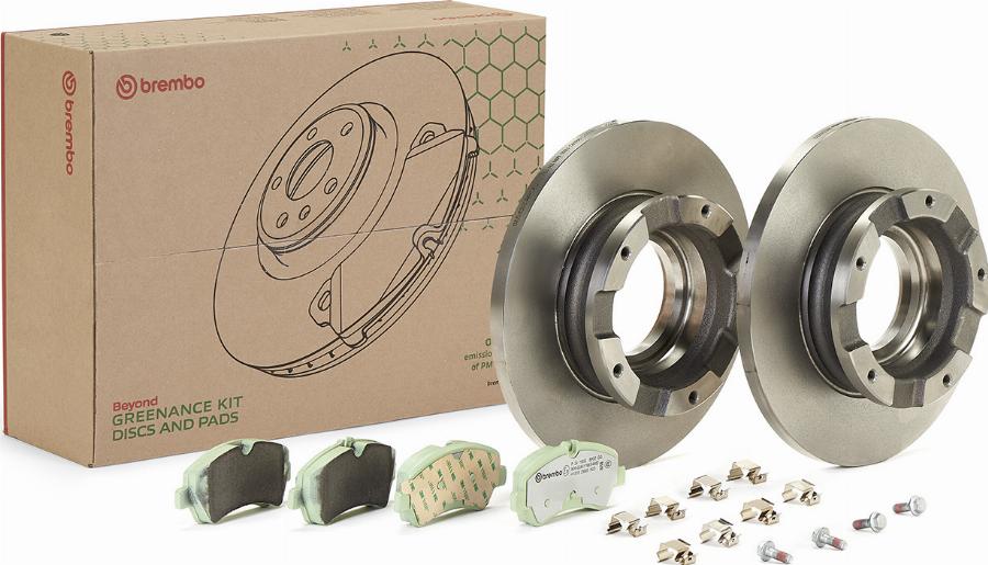 Brembo KT10013 - Bremžu komplekts, Disku bremzes ps1.lv