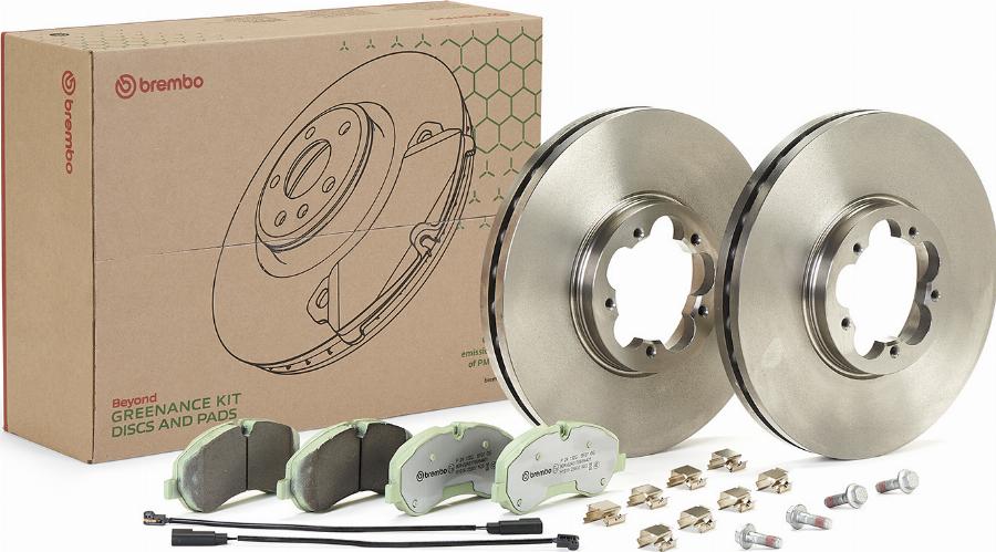 Brembo KT10012 - Bremžu komplekts, Disku bremzes ps1.lv