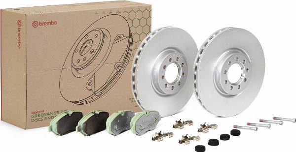 Brembo KT10022 - Bremžu komplekts, Disku bremzes ps1.lv