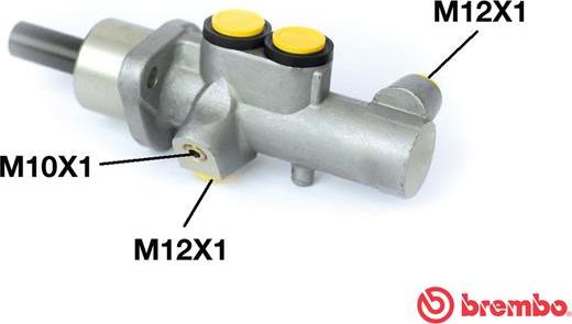 Brembo M 59 002 - Galvenais bremžu cilindrs ps1.lv