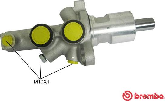 Brembo M 50 014 - Galvenais bremžu cilindrs ps1.lv