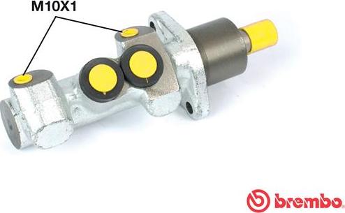 Brembo M 61 057 - Galvenais bremžu cilindrs ps1.lv