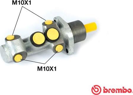 Brembo M 61 023 - Galvenais bremžu cilindrs ps1.lv