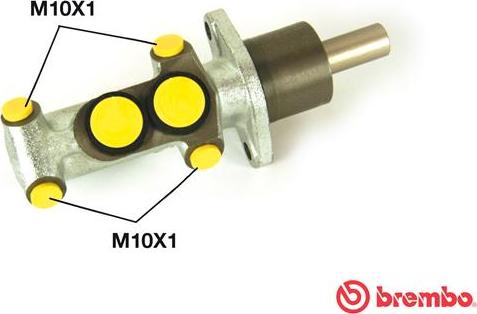 Brembo M 61 111 - Galvenais bremžu cilindrs ps1.lv