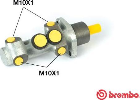 Brembo M 68 018 - Galvenais bremžu cilindrs ps1.lv