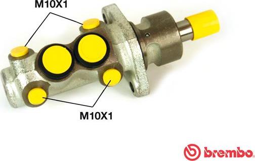 Brembo M 85 009 - Galvenais bremžu cilindrs ps1.lv