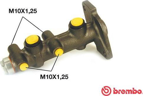 Brembo M 85 022 - Galvenais bremžu cilindrs ps1.lv