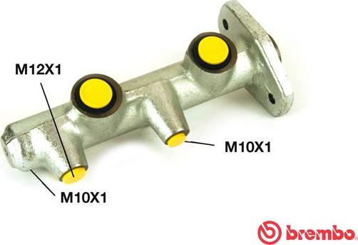 Brembo M 24 065 - Galvenais bremžu cilindrs ps1.lv