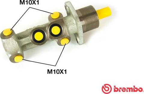 Brembo M 23 008 - Galvenais bremžu cilindrs ps1.lv