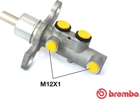 Brembo M 23 002 - Galvenais bremžu cilindrs ps1.lv