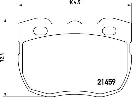 Brembo P 99 001 - Bremžu uzliku kompl., Disku bremzes ps1.lv