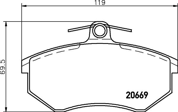 Brembo P 99 026 - Bremžu uzliku kompl., Disku bremzes ps1.lv