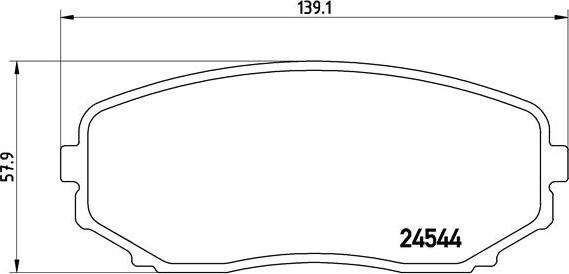 Brembo P 49 040 - Bremžu uzliku kompl., Disku bremzes ps1.lv