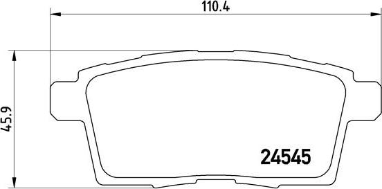 Brembo P 49 041 - Bremžu uzliku kompl., Disku bremzes ps1.lv