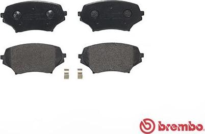 Brembo P 49 043 - Bremžu uzliku kompl., Disku bremzes ps1.lv