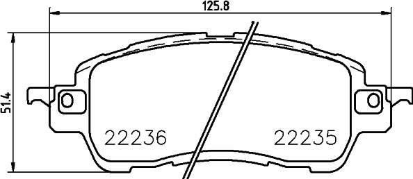 Brembo P 49 055 - Bremžu uzliku kompl., Disku bremzes ps1.lv