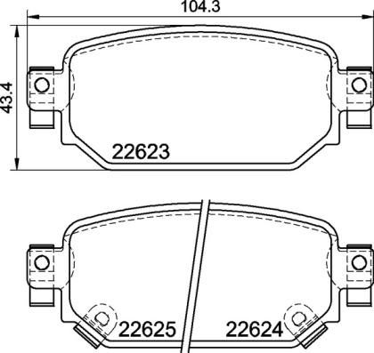 Brembo P 49 063 - Bremžu uzliku kompl., Disku bremzes ps1.lv