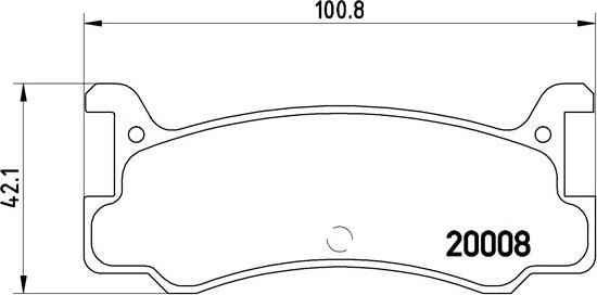 Brembo P 49 005 - Bremžu uzliku kompl., Disku bremzes ps1.lv