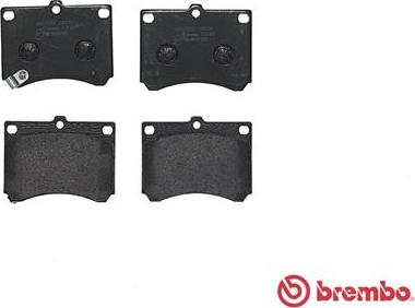 Brembo P 49 011 - Bremžu uzliku kompl., Disku bremzes ps1.lv