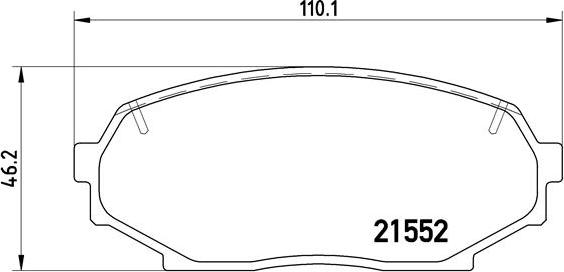 Brembo P 49 017 - Bremžu uzliku kompl., Disku bremzes ps1.lv