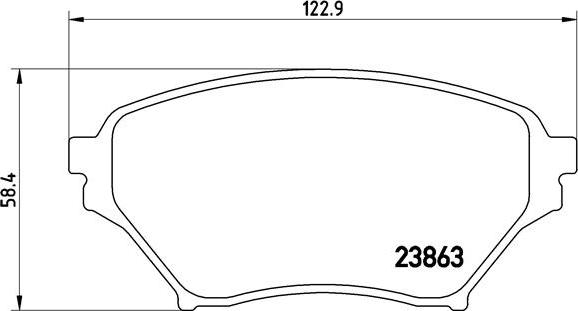 Brembo P 49 029 - Bremžu uzliku kompl., Disku bremzes ps1.lv