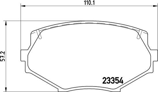 Brembo P 49 020 - Bremžu uzliku kompl., Disku bremzes ps1.lv