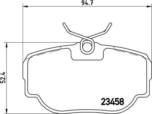 Brembo P 44 009 - Bremžu uzliku kompl., Disku bremzes ps1.lv