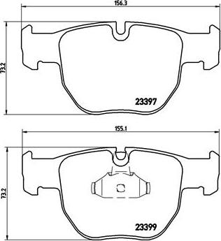 Brembo P 44 012 - Bremžu uzliku kompl., Disku bremzes ps1.lv