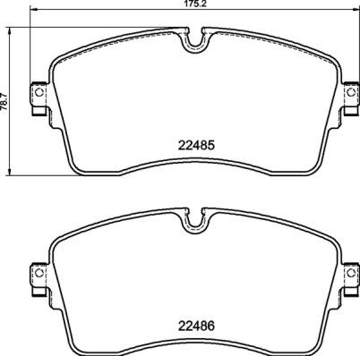 Brembo P 44 028 - Bremžu uzliku kompl., Disku bremzes ps1.lv