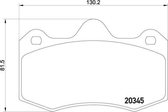 Brembo P 47 001 - Bremžu uzliku kompl., Disku bremzes ps1.lv