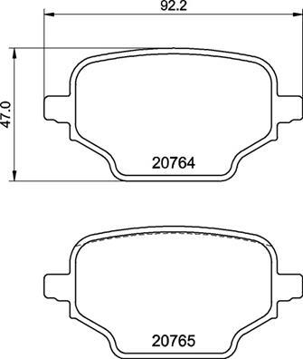 Brembo P 59 098 - Bremžu uzliku kompl., Disku bremzes ps1.lv