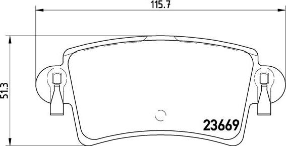 Brembo P 59 040 - Bremžu uzliku kompl., Disku bremzes ps1.lv