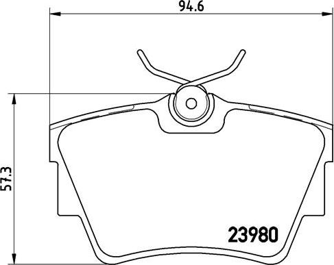 Brembo P 59 041 - Bremžu uzliku kompl., Disku bremzes ps1.lv