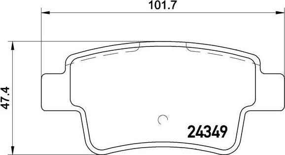 Brembo P 59 057 - Bremžu uzliku kompl., Disku bremzes ps1.lv