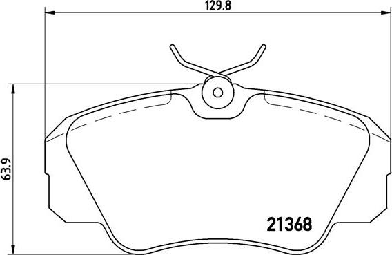 Brembo P 59 016 - Bremžu uzliku kompl., Disku bremzes ps1.lv