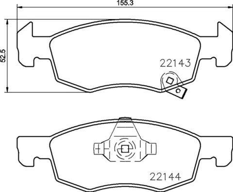 Brembo P 59 084 - Bremžu uzliku kompl., Disku bremzes ps1.lv