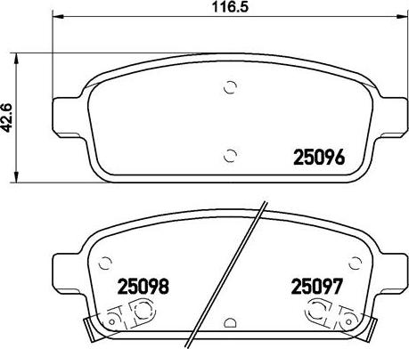 Brembo P 59 080 - Bremžu uzliku kompl., Disku bremzes ps1.lv