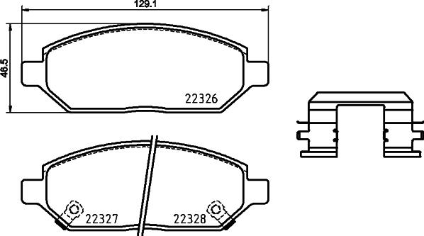 Brembo P 59 088 - Bremžu uzliku kompl., Disku bremzes ps1.lv