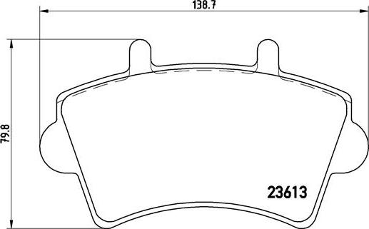 Brembo P 59 039 - Bremžu uzliku kompl., Disku bremzes ps1.lv