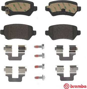 Brembo P 59 038 - Bremžu uzliku kompl., Disku bremzes ps1.lv