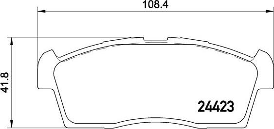 Brembo P54049N - Bremžu uzliku kompl., Disku bremzes ps1.lv